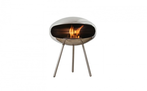 Напольный биокамин Cocoon Terra Stainless Steel