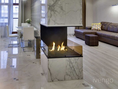 Биокамин Ivengo FG | торцевой
