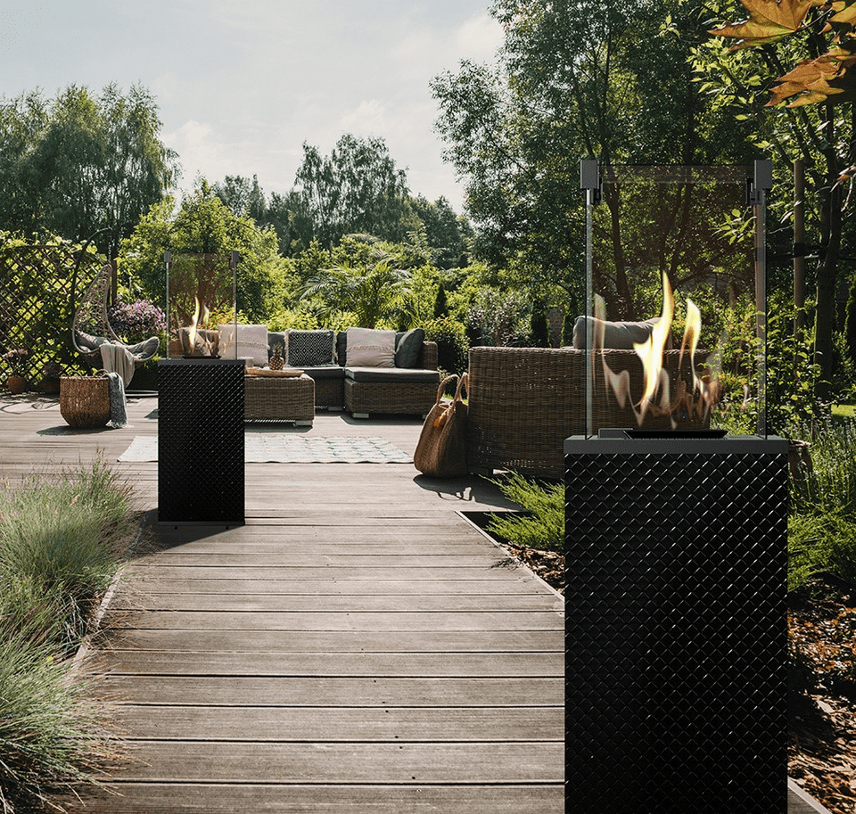 Газовый нагреватель Kratki PATIO/G31/37Mbar/S, сталь, с пультом ДУ