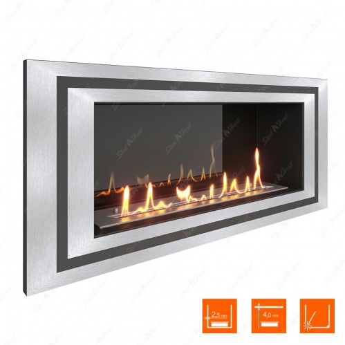 Биокамин SteelHeat LONG-D 900 XL стемалит