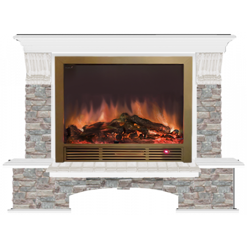 Бостон Грот цветной Ш-33 (белый)+Sharm 33 BR