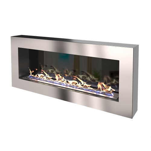 Биокамин "Русский огонь" Хай-тек 1200N настенный с защитным стеклом