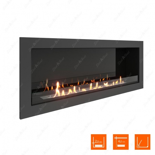 Биокамин SteelHeat ONE 1400 стекло + стемалит