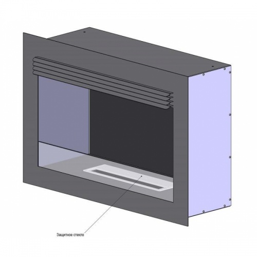 Встраиваемый очаг BioKer Стандарт 710х731х295 мм