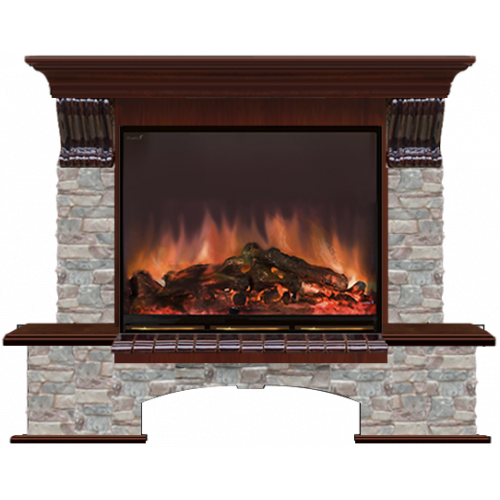 Бостон Грот цветной (красное дерево)+Arte 28