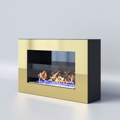 Биокамин "Русский огонь" Барокко 650N настенный с защитным стеклом