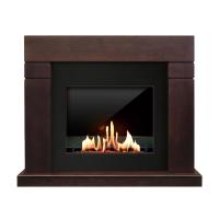 Биокамин в портале SteelHeat Tobi, стекло, стемалит