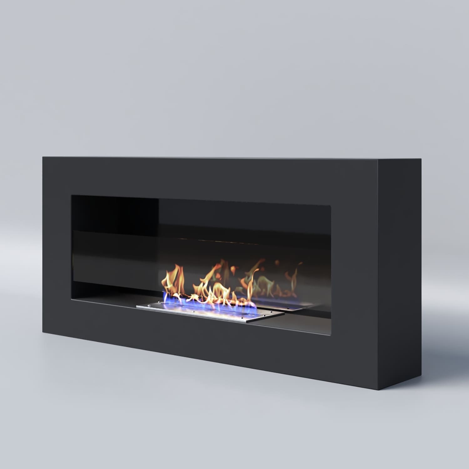 Биокамин "Русский огонь" Лайт 900N настенный с защитным стеклом по цене 23 350 руб.