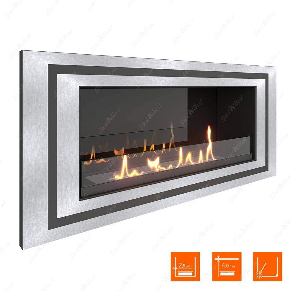Биокамин SteelHeat LONG-D 900 Small стекло + стемалит по цене 43 680 руб.