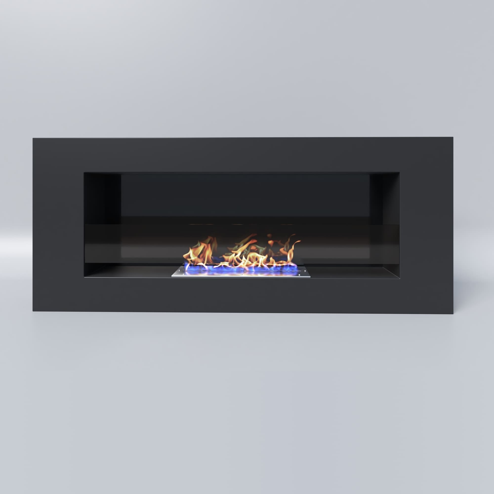 Биокамин "Русский огонь" Лайт 1200N настенный с защитным стеклом по цене 26 250 руб.