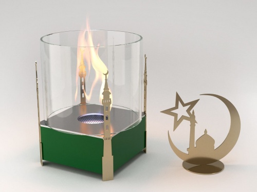 Биокамин настольный Lux Fire "Мечеть" М