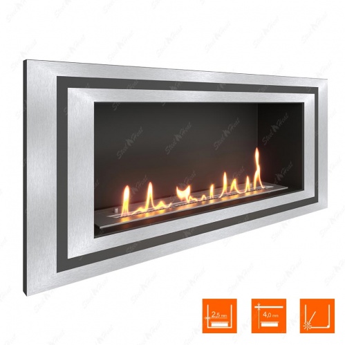 Биокамин SteelHeat LONG-D 900 XL