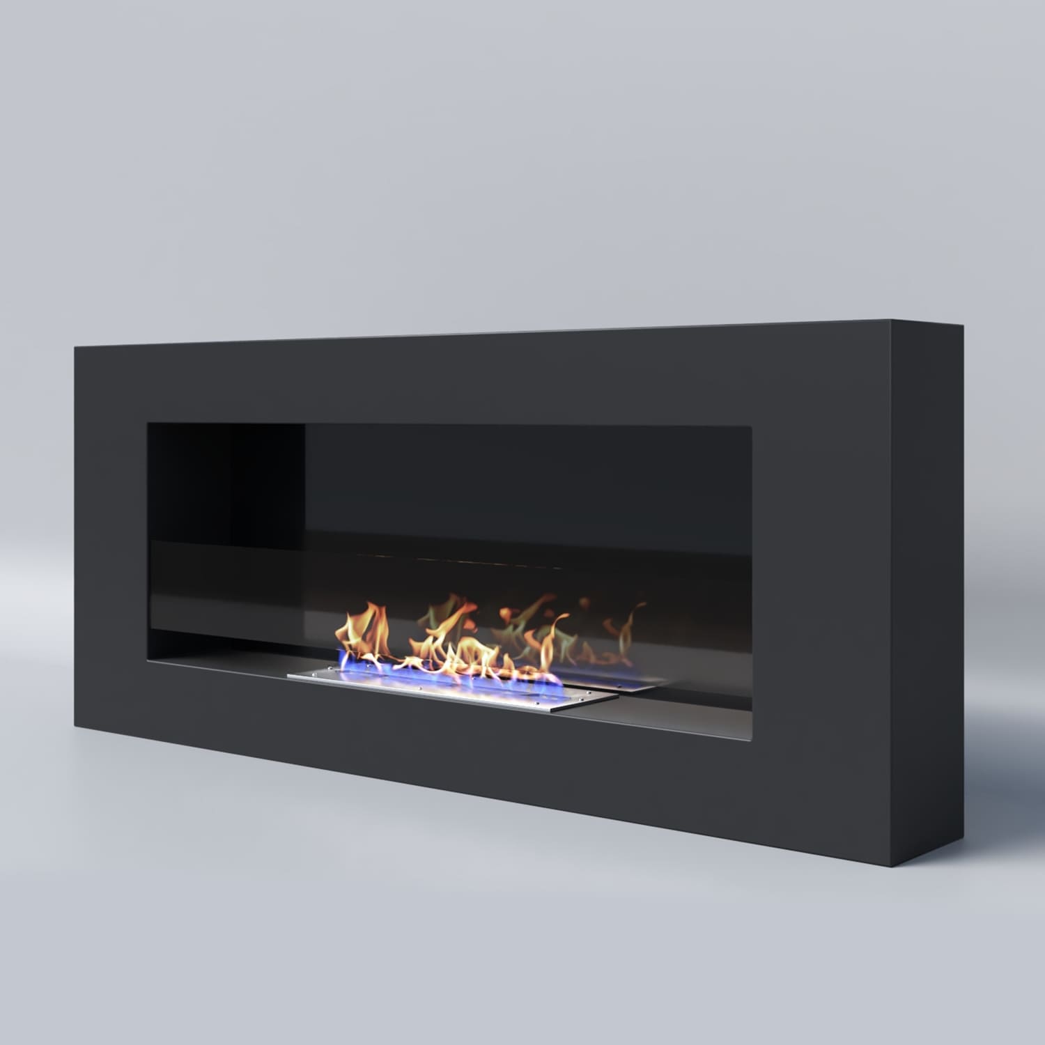 Биокамин "Русский огонь" Лайт 1200N настенный с защитным стеклом по цене 26 250 руб.