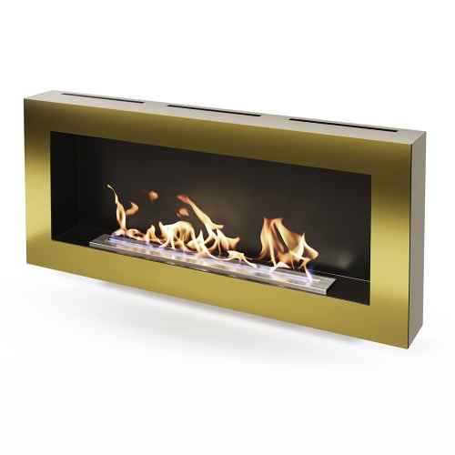 Биокамин "Русский огонь" Барокко 1100N настенный с защитным стеклом