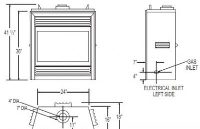 Газовый камин NapoLEOn GD70NT-2S StarfireTM