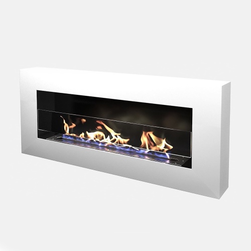 Биокамин "Русский огонь" Блонд 1200N настенный с защитным стеклом