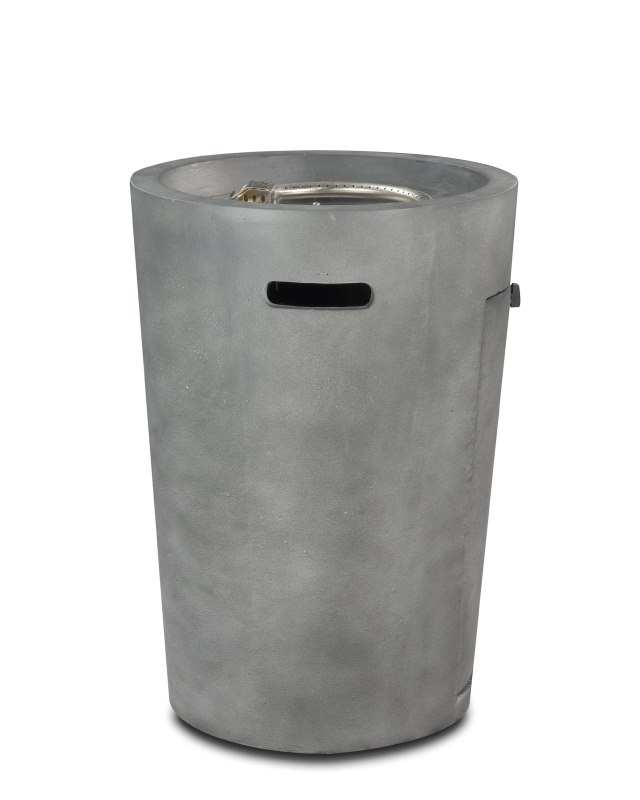 Газовый камин Round Grey