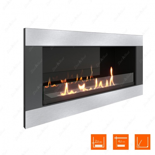 Биокамин SteelHeat ONE-H 800 стекло + стемалит