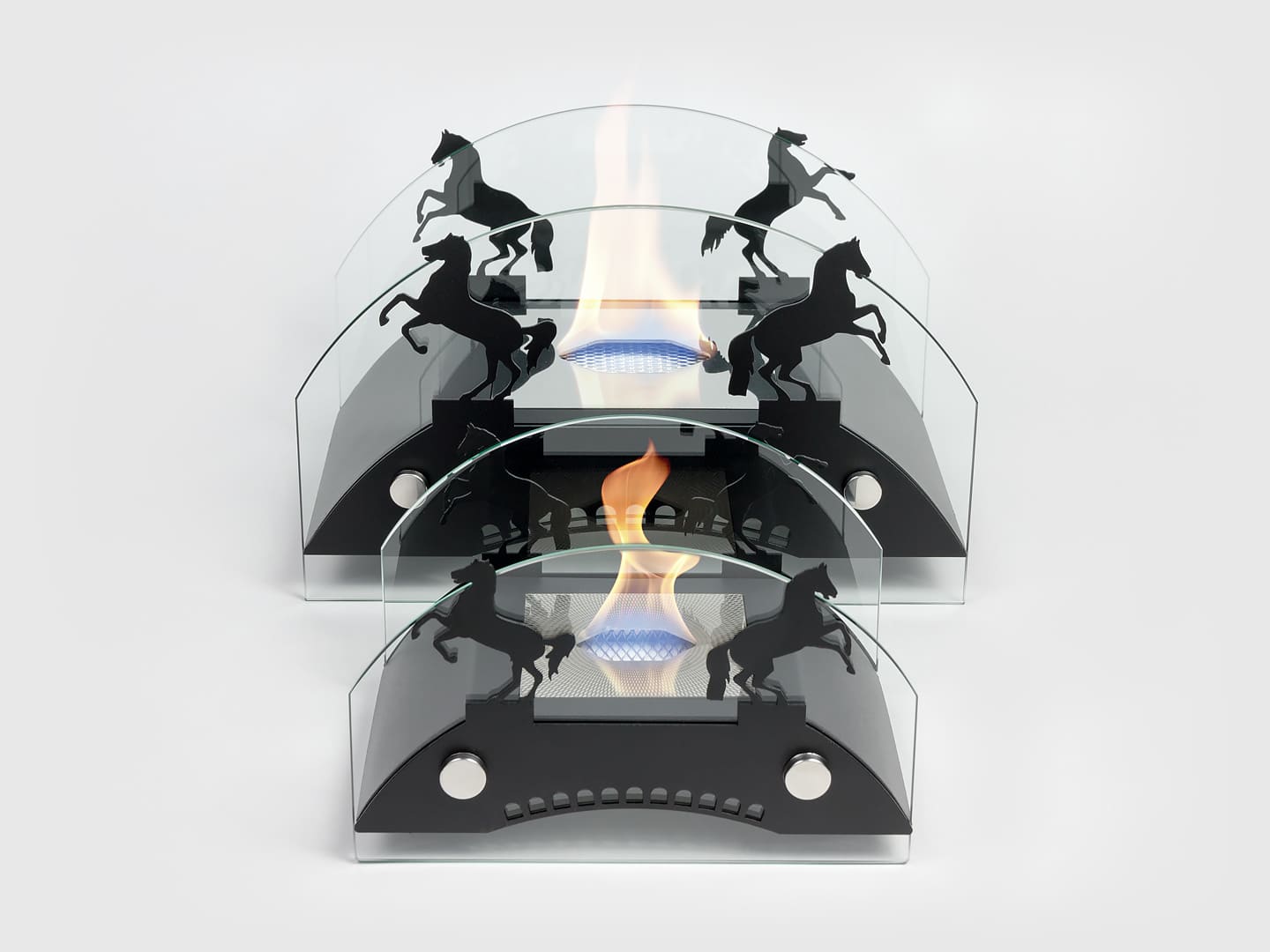 Настольный биокамин Lux Fire "Графский мост" M Чёрный по цене 19 602 руб.