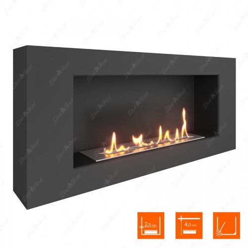 Биокамин SteelHeat WALL 900