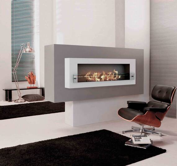 Биокамин ZeFire ORION 1200 с белой рамкой по цене 46 800 руб.