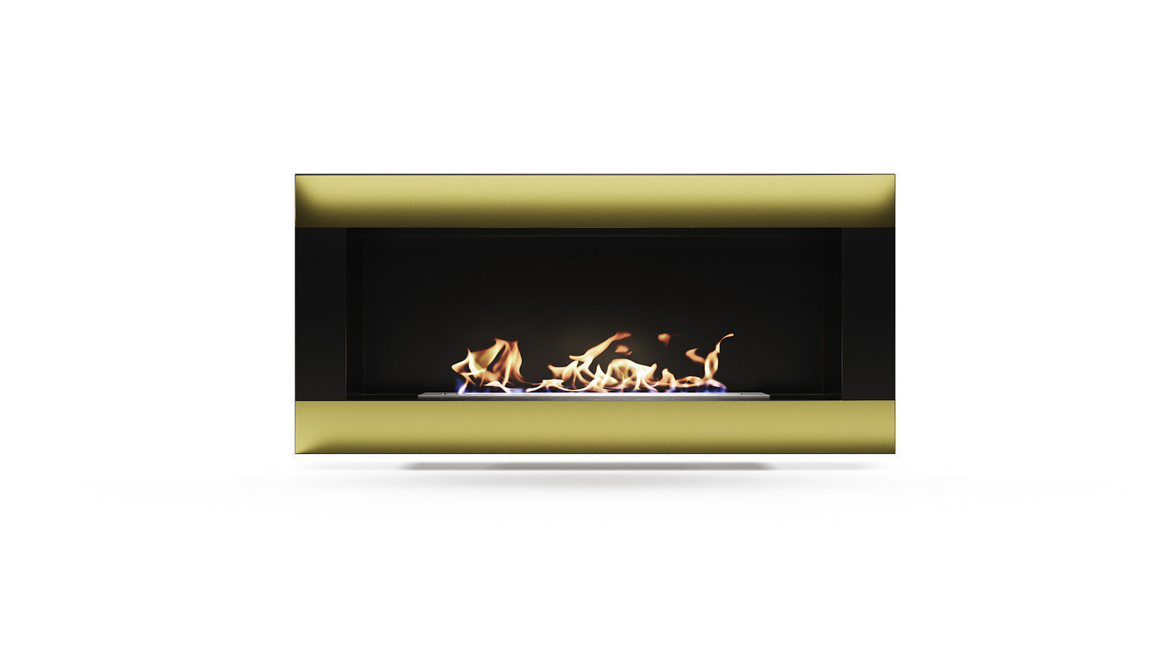 Биокамин "Русский огонь" Голд 1200N настенный с декоративным стеклом (стемалитом) по цене 46 650 руб.