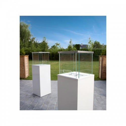 Биокамин Bio-Blaze Column White