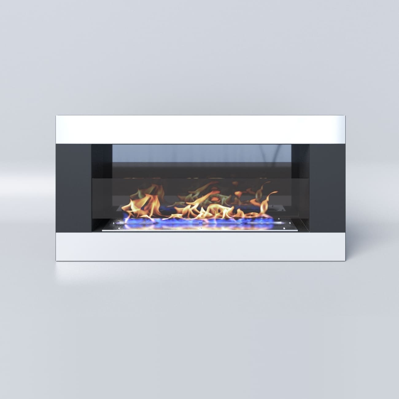 Биокамин "Русский огонь" Модерн 800N настенный с защитным стеклом по цене 21 410 руб.