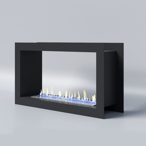 Биокамин "Русский огонь" Честер Сквозной 700 встраиваемый