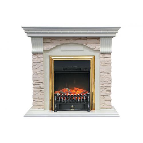 Dublin арочный сланец шампань (слоновая кость)+Fobos FX Black