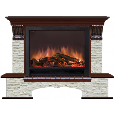 Бостон Грот однотонный Ш-33 (красное дерево)+Sharm 33 BL