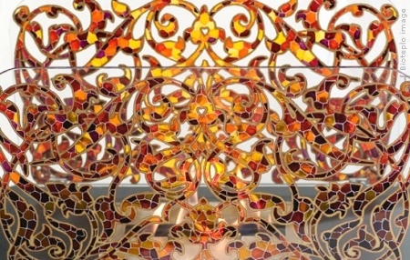 Биокамин Bioteplo Самурай (витраж) по цене 48 400 руб.