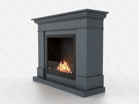 Биокамин Lux Fire с порталом Ангара 26, графит по цене 114 068 руб.