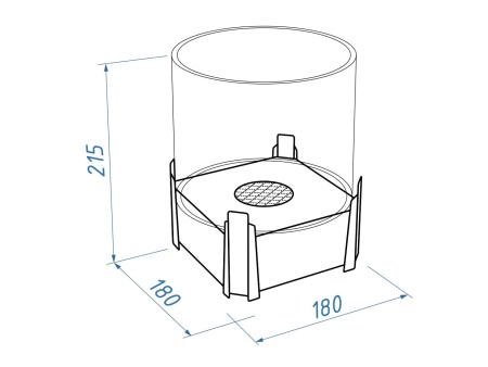 Настольный биокамин Lux Fire Зодиак "Близнецы" Чёрный по цене 15 000 руб.