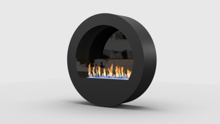 Биокамин "Русский огонь" Сансет чёрный по цене 32 450 руб.