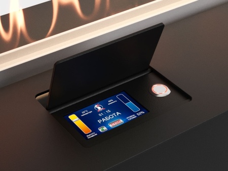 Автоматический биокамин Lux Fire Smart Flame 1900 RC Black по цене 608 740 руб.