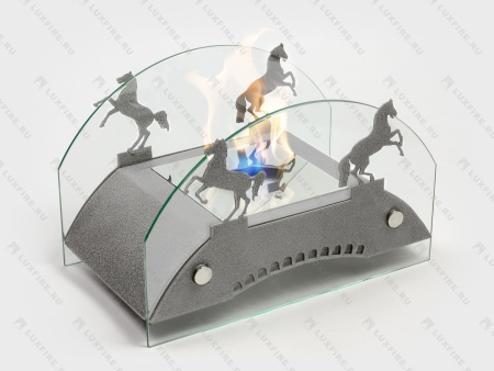 Настольный биокамин Lux Fire "Графский мост" М (серебро) по цене 19 602 руб.