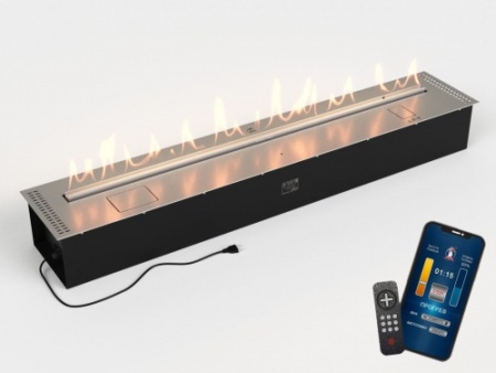 Автоматический биокамин Lux Fire Smart Flame 1500 RC INOX по цене 530 090 руб.