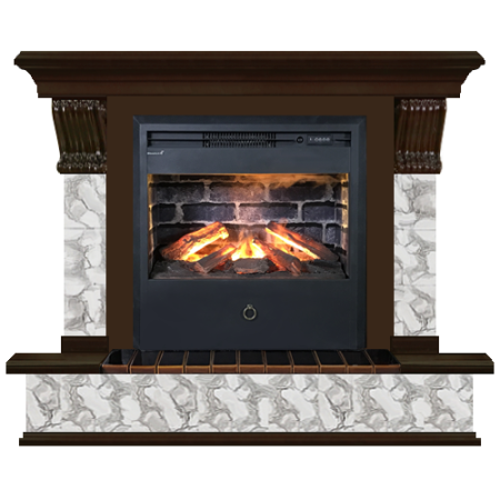 Панорама карелия (темный дуб)+Samba 3D