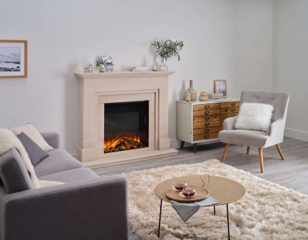 Электрокамин BRITISH FIRES New Forest 650SQ with Signature logs