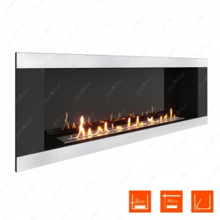 Биокамин SteelHeat LONG-H 1500 стемалит по цене 66 000 руб.