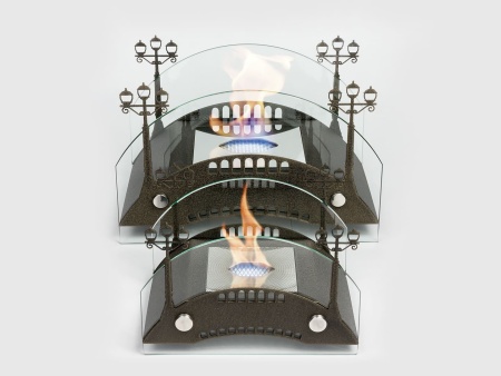 Настольный биокамин Lux Fire "Пушкинский мост" M Бронза по цене 19 602 руб.
